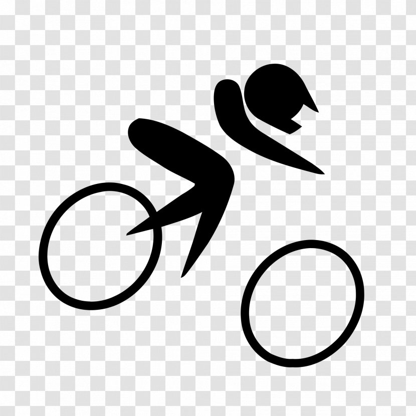 BMX Bike Cycling Olympic Games Clip Art - Black And White - Bmx Transparent PNG