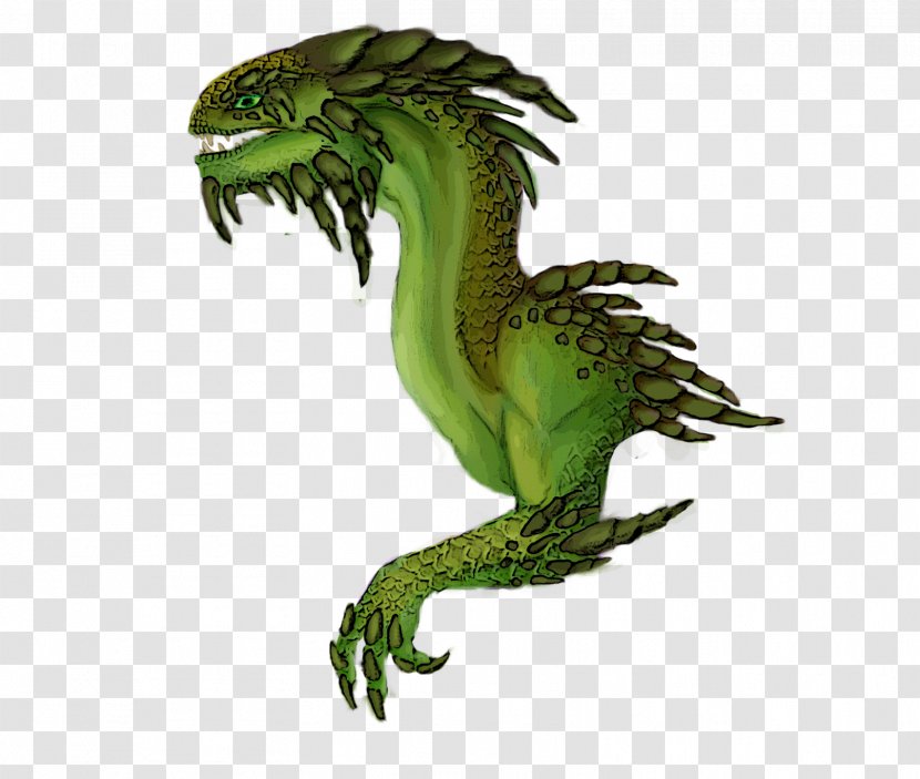 Reptile Dragon Figurine - Mythical Creature Transparent PNG