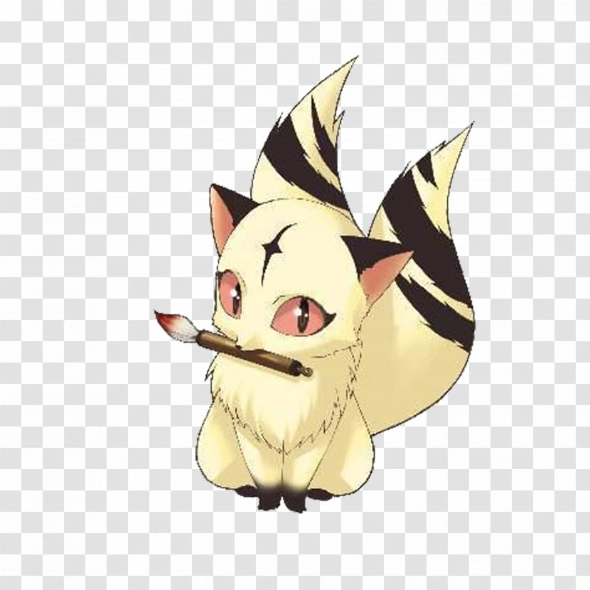 Sesshu014dmaru Cat Kirara Hello Kitty Dog - Tree - Fox Transparent PNG