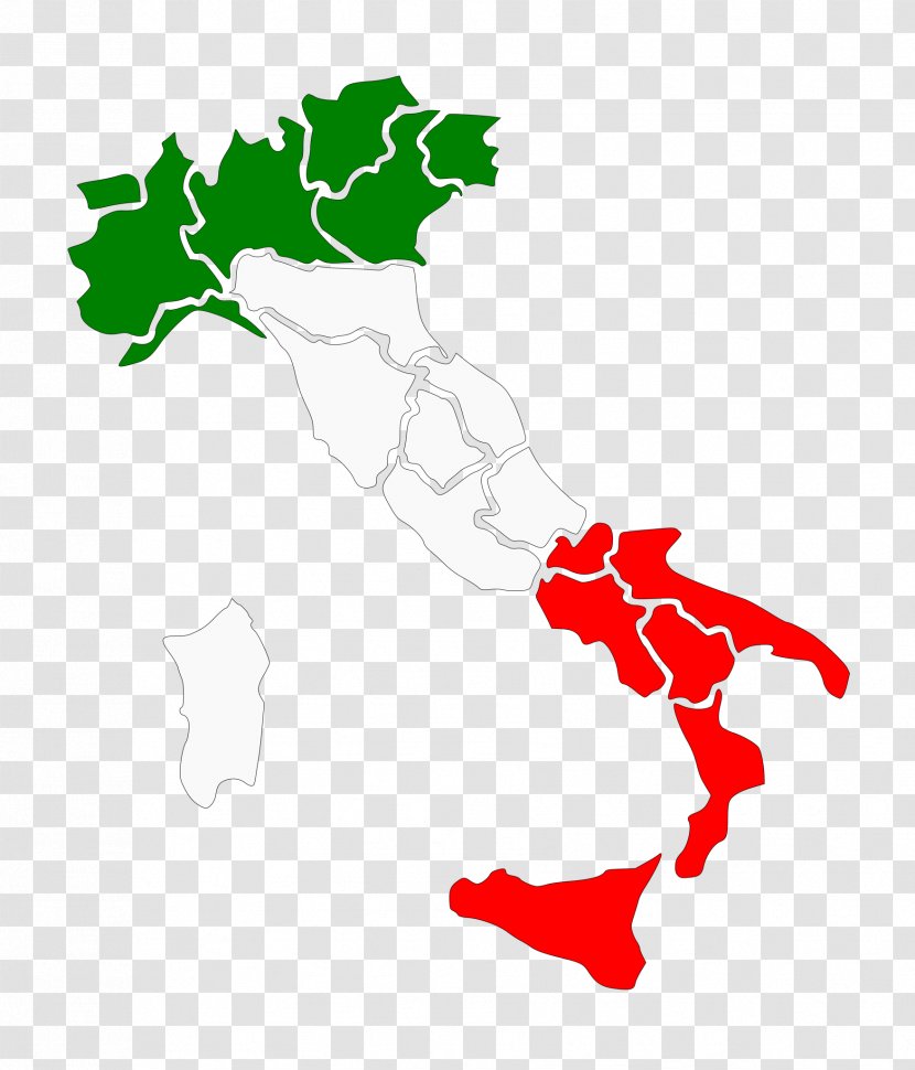 Flag Of Italy Map Clip Art Transparent PNG