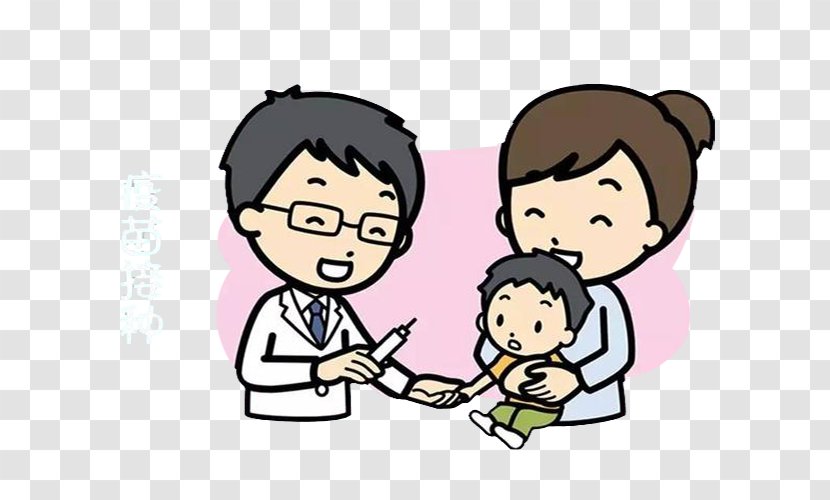 Vaccination Immunization Vaccine Cartoon - Watercolor - Doctor Chart Transparent PNG