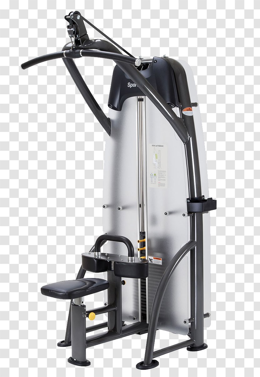 Pulldown Exercise Machine Fitness Centre Bodybuilding Latissimus Dorsi Muscle - Weighing-machine Transparent PNG