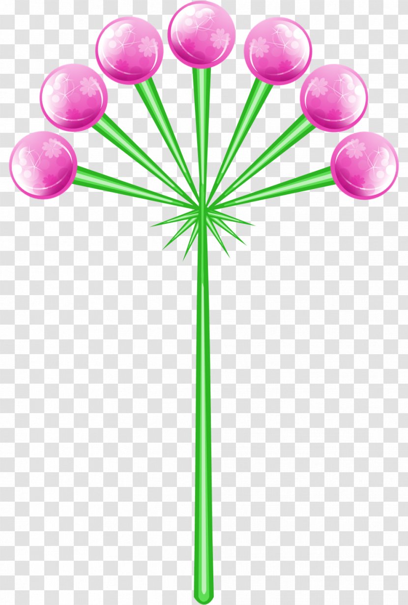Cut Flowers Plant Stem Petal Body Jewellery - Pink - Umbrella Transparent PNG