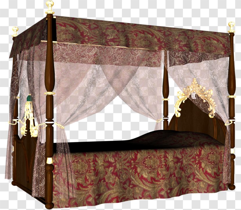 Bed Frame Curtain Baldachin Furniture - Flower Transparent PNG