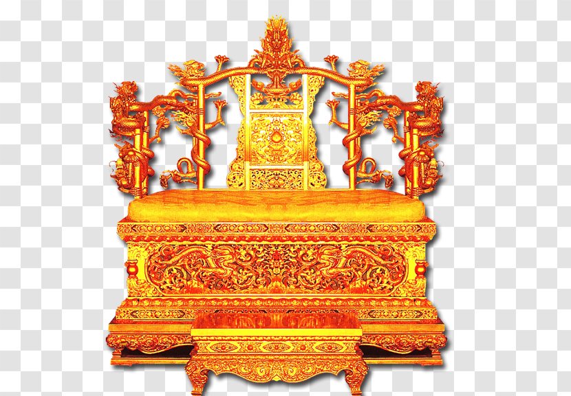 Throne Chair Budaya Tionghoa Chinoiserie - Furniture Transparent PNG