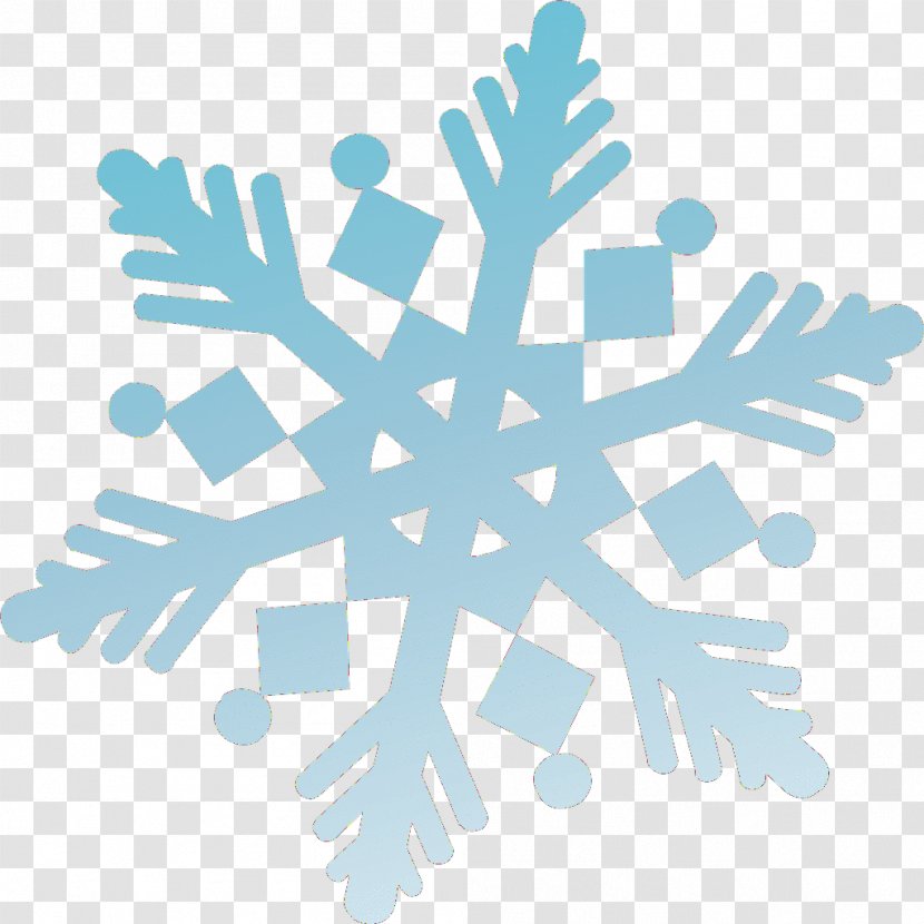 Snowflake Blue Clip Art - Snow - Snowflakes Transparent PNG