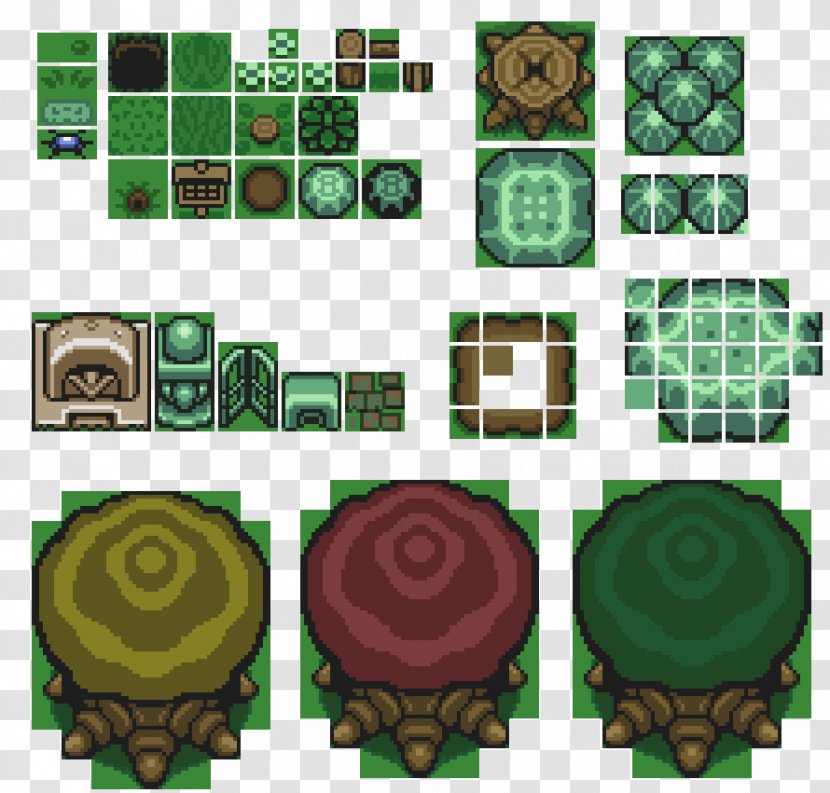 The Legend Of Zelda: A Link To Past Tile-based Video Game Sprite 2D Computer Graphics - Organism Transparent PNG