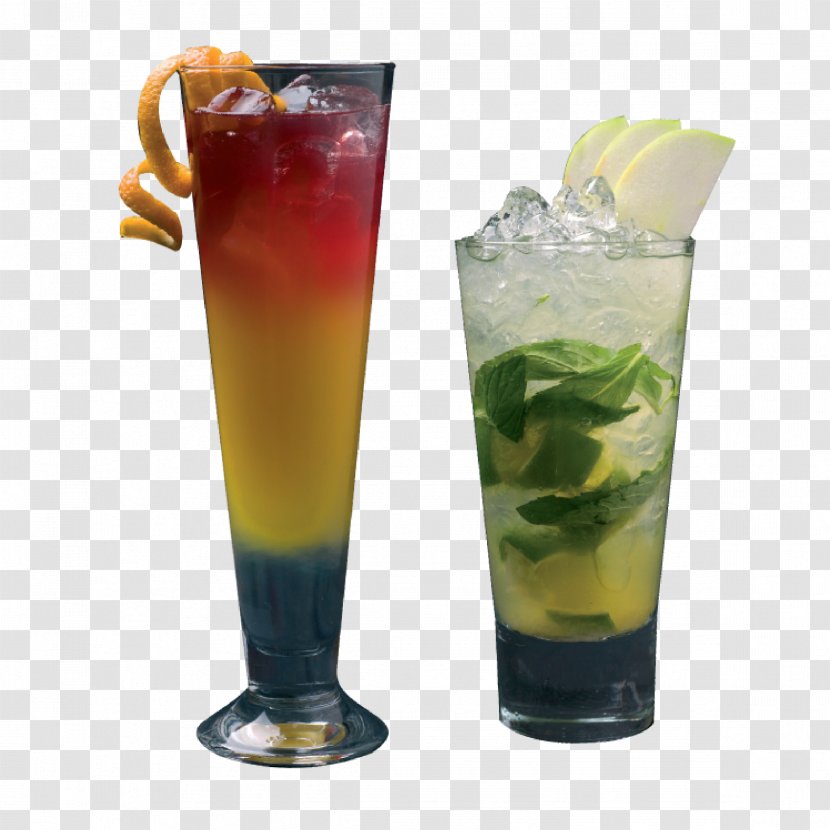 Cocktail Mojito Sea Breeze Bay Long Island Iced Tea - Cartoon - Lemon Transparent PNG