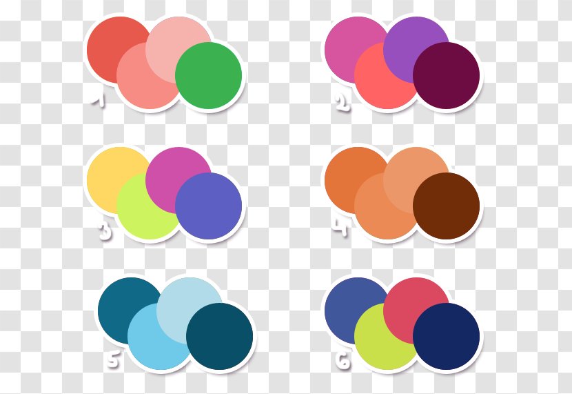Color Scheme Palette Analogous Colors - Point - Warm Transparent PNG