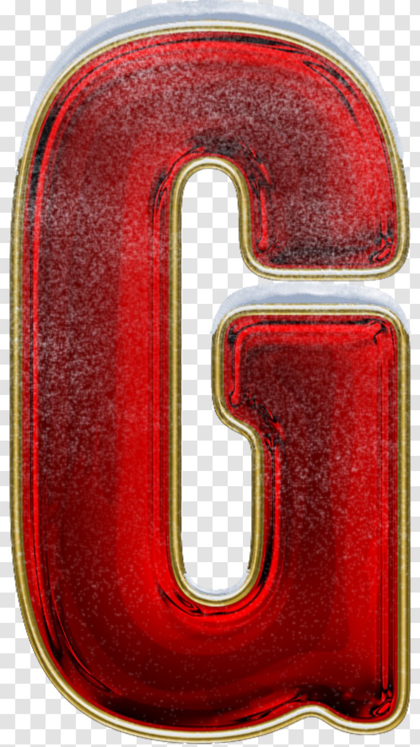 Red Alphabet - Number - Letter O Transparent PNG