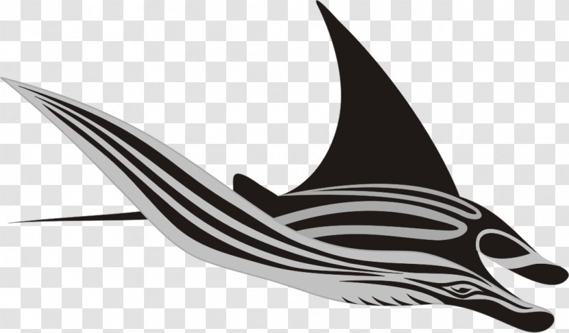 Giant Oceanic Manta Ray Fish Batoidea - Logo Transparent PNG