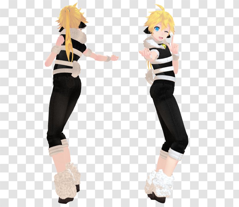 Kagamine Rin/Len MikuMikuDance DeviantArt Model Clothing - Watercolor - Tree Transparent PNG