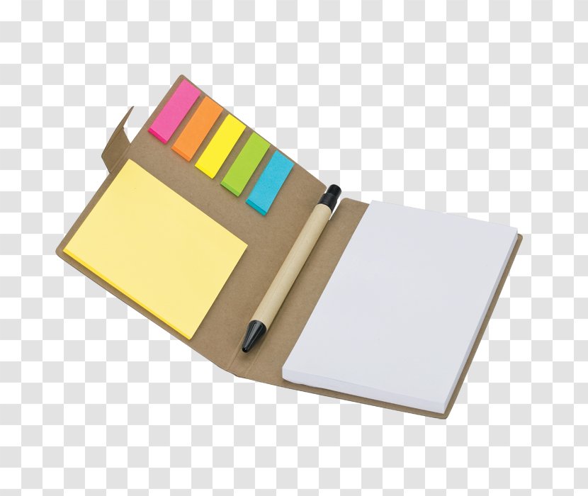 Post-it Note Paper Notebook Pen Promotional Merchandise - Recycling - Product Transparent PNG