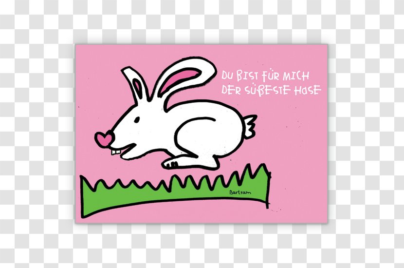 Rabbit Easter Bunny Greeting & Note Cards - Vertebrate Transparent PNG