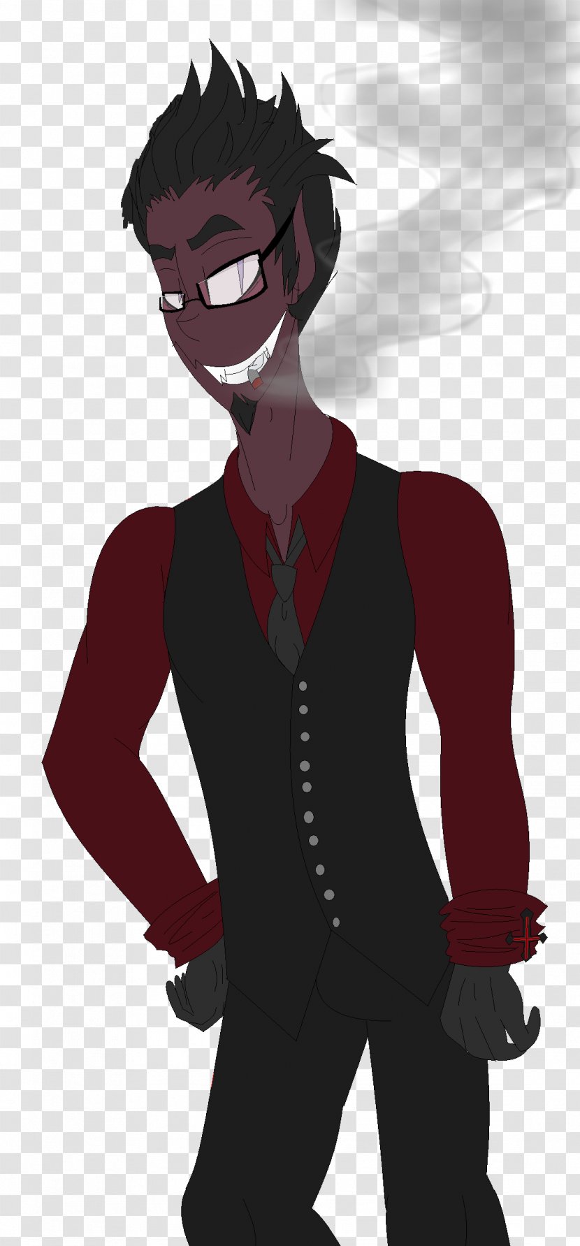 Homo Sapiens Cartoon Supervillain Maroon - Leslie H Martinson Transparent PNG