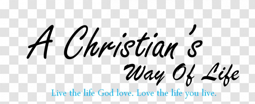 Handwriting Font Logo Calligraphy Brand - Welcome To The Christian World Transparent PNG