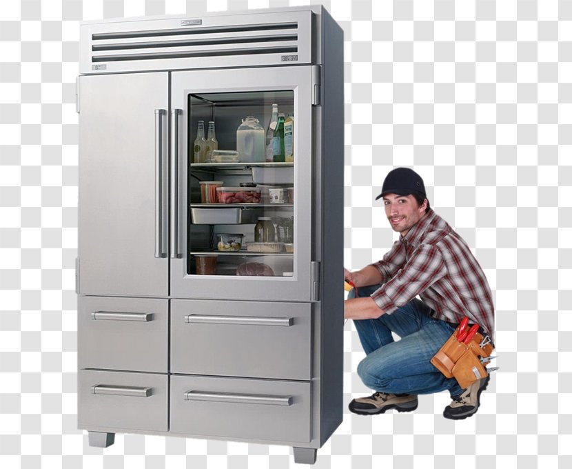 Sub-Zero Refrigerator Home Appliance Ice Makers Refrigeration - Freezers Transparent PNG