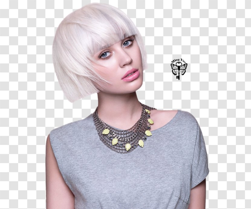 Blond Hairstyle Hairdresser Bangs - Hair Coloring Transparent PNG