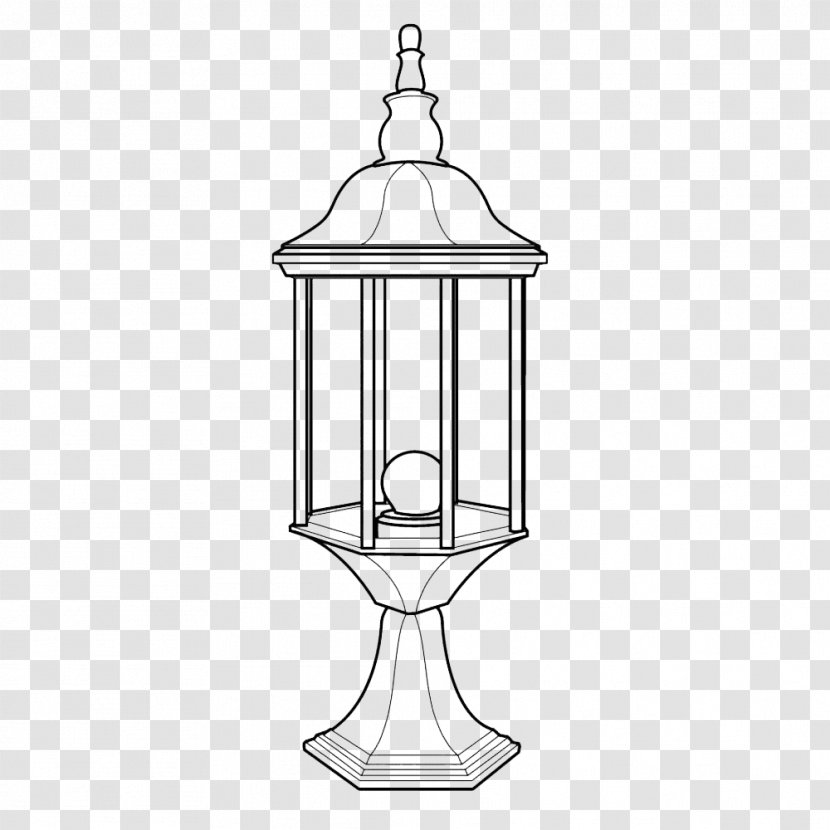 Lighting Royalty-free - Light Fixture - Hand-painted Stone Lamp Transparent PNG