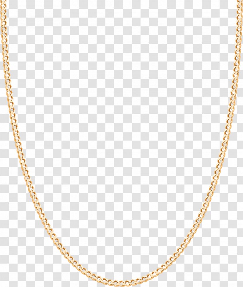 Necklace Gold Chain - Jewellery - Yellow Transparent PNG