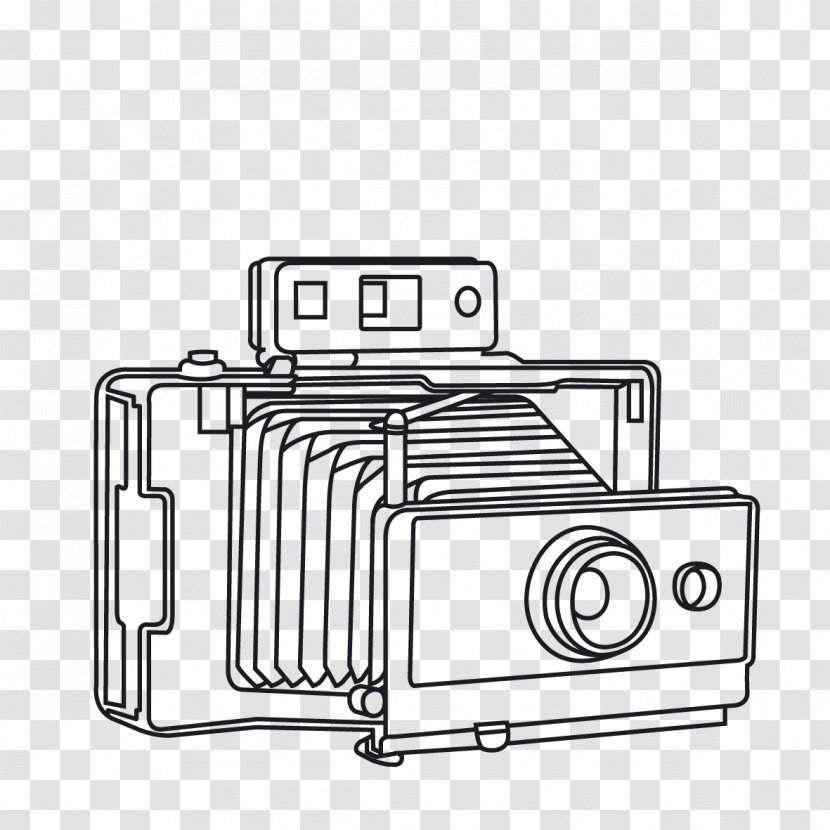 Polaroid SX-70 Instant Camera Fujifilm Land - Material Transparent PNG