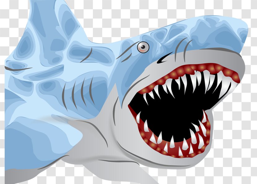 Great White Shark Hammerhead Clip Art - Vicious Transparent PNG