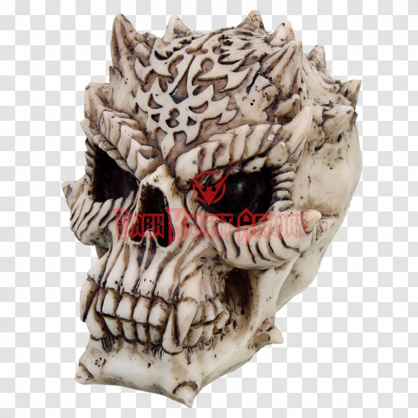 Skull Figurine Devil Statue Demon - Evil Transparent PNG