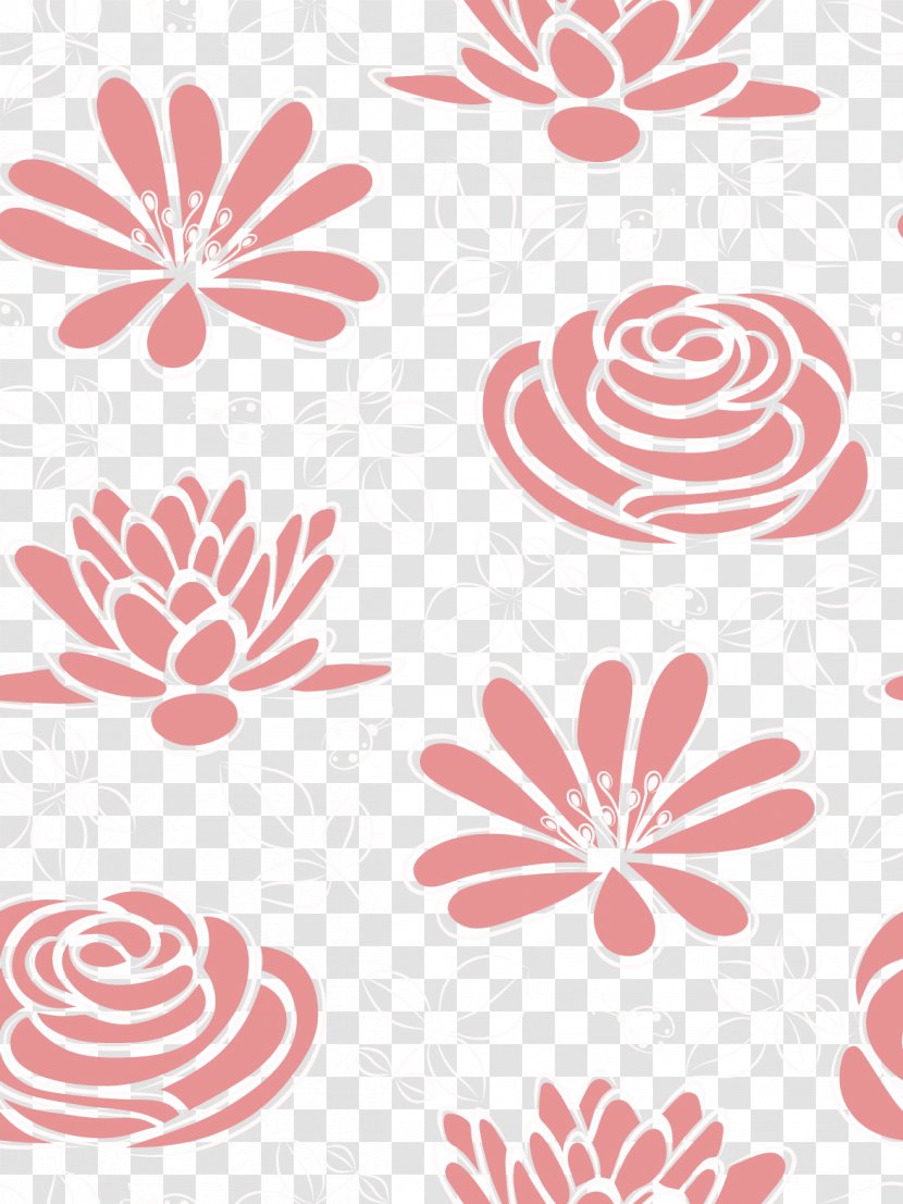 Nelumbo Nucifera Motif - Petal - Vector Lotus Transparent PNG