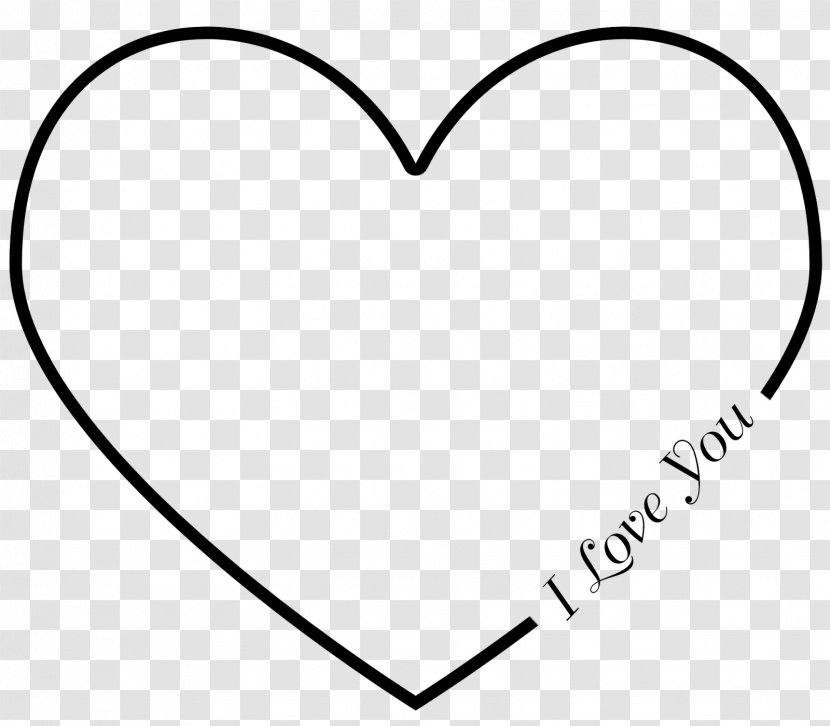 Heart Drawing Clip Art - Cartoon - I Love You Transparent PNG