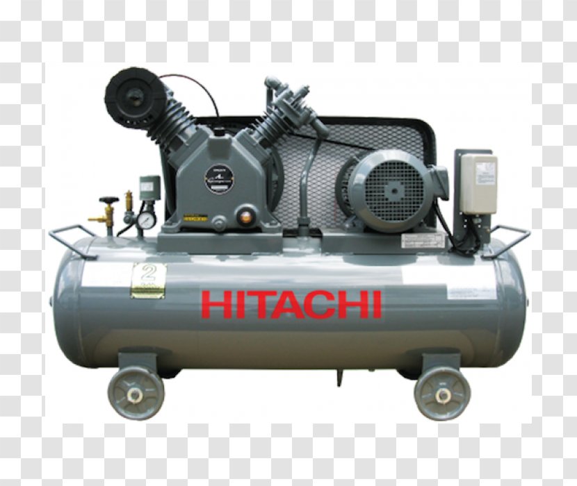 Rotary-screw Compressor Reciprocating Hitachi Piston - Pump - Air Transparent PNG