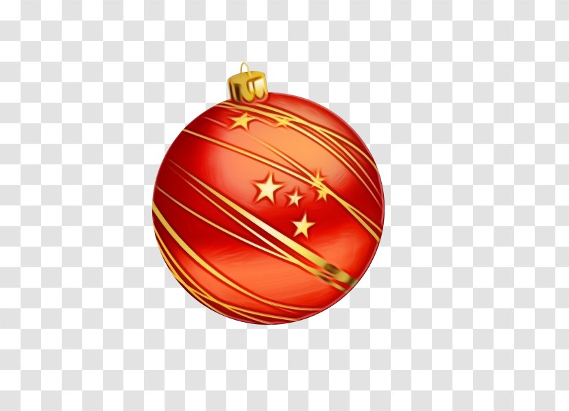 Red Christmas Ball - Paint - Interior Design Sphere Transparent PNG