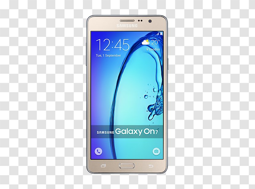 Samsung Galaxy On7 (2015) Android Telephone - Electronic Device Transparent PNG