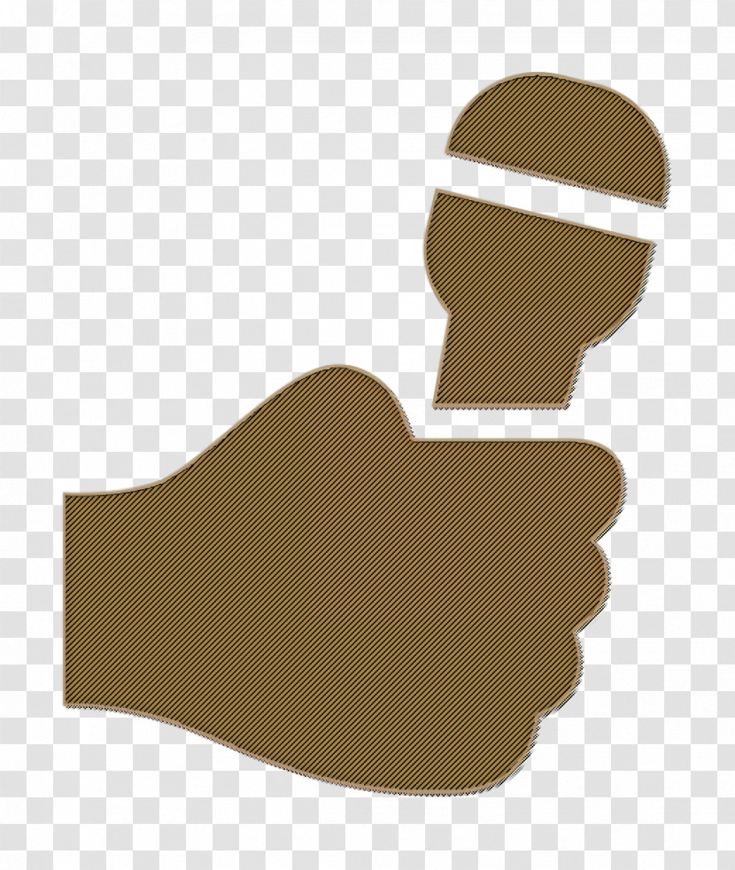 Hand Holding Up A Microphone Icon Sing Icon Hands Holding Up Icon Transparent PNG