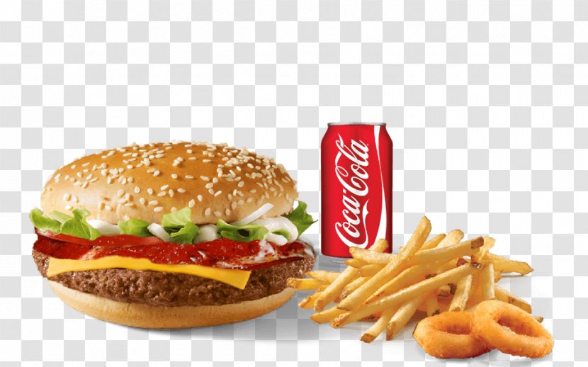 French Fries Hamburger Cheeseburger Whopper Veggie Burger - Food - Meat Transparent PNG