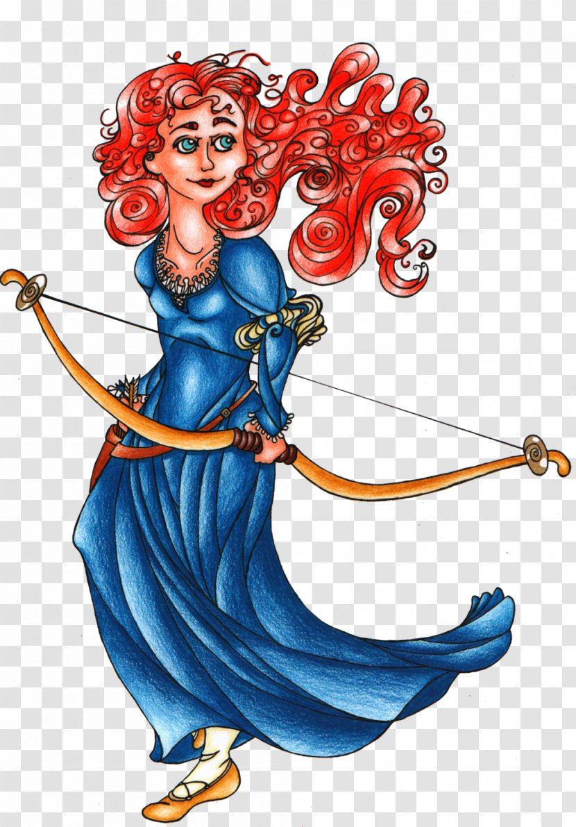 Illustration Legendary Creature Cartoon Figurine Supernatural - Merida Transparent PNG