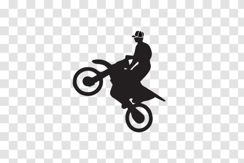 Motorcycle Stunt Riding Clip Art Vector Graphics Motocross - Flower Transparent PNG