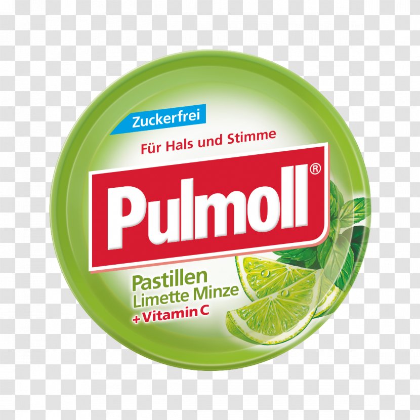 Lime Bonbon Pullmoll Throat Lozenge Confectionery - Mint Transparent PNG