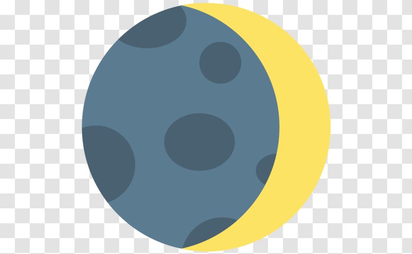Lunar Phase Crescent Moon Symbol Emoji - Star And Transparent PNG