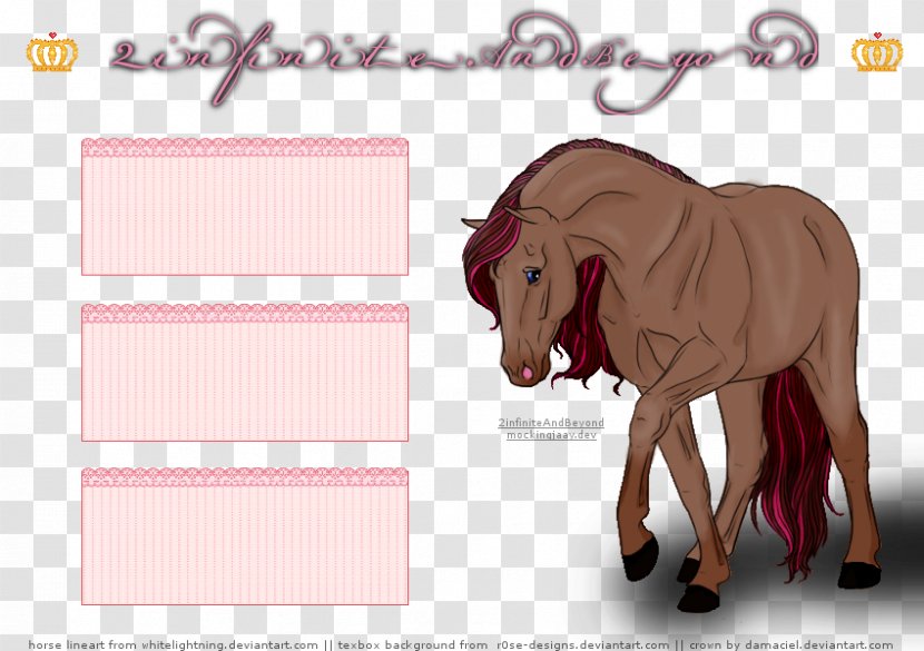 Howrse Pony Mustang - Vertebrate - Design Transparent PNG