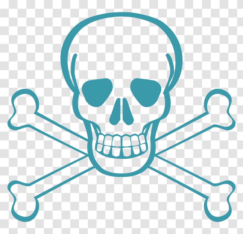 Skull And Bones Crossbones - Logo Transparent PNG