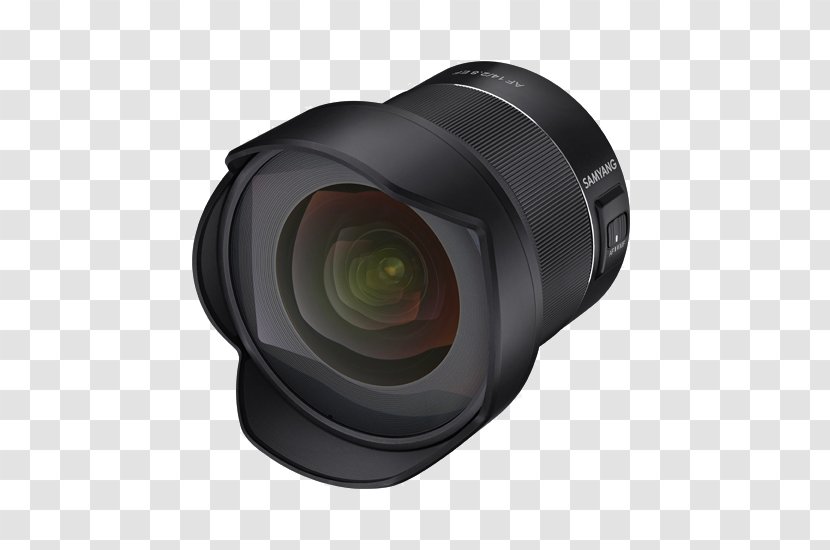 Canon EF Lens Mount Autofocus Samyang Optics Rokinon 14mm F/2.8 Wide-Angle ED AS IF UMC - Fisheye Transparent PNG