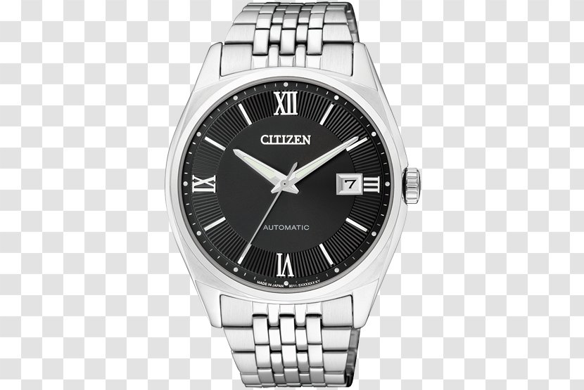 Citizen Watch Holdings Movement Clock - Silver Black Male Transparent PNG