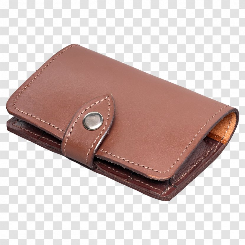 Wallet Coin Purse Leather - Brown - Pouch Transparent PNG