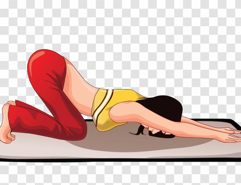 Yoga Cartoon Asana Asento Body Transparent PNG