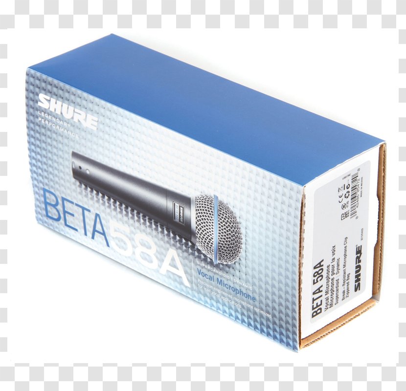 Microphone Shure SM58 Beta 58A BETA 87A - Hardware Transparent PNG