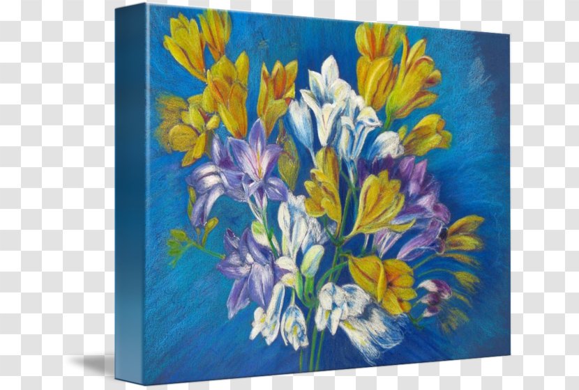Floral Design Acrylic Paint Art Canna Still Life Transparent PNG