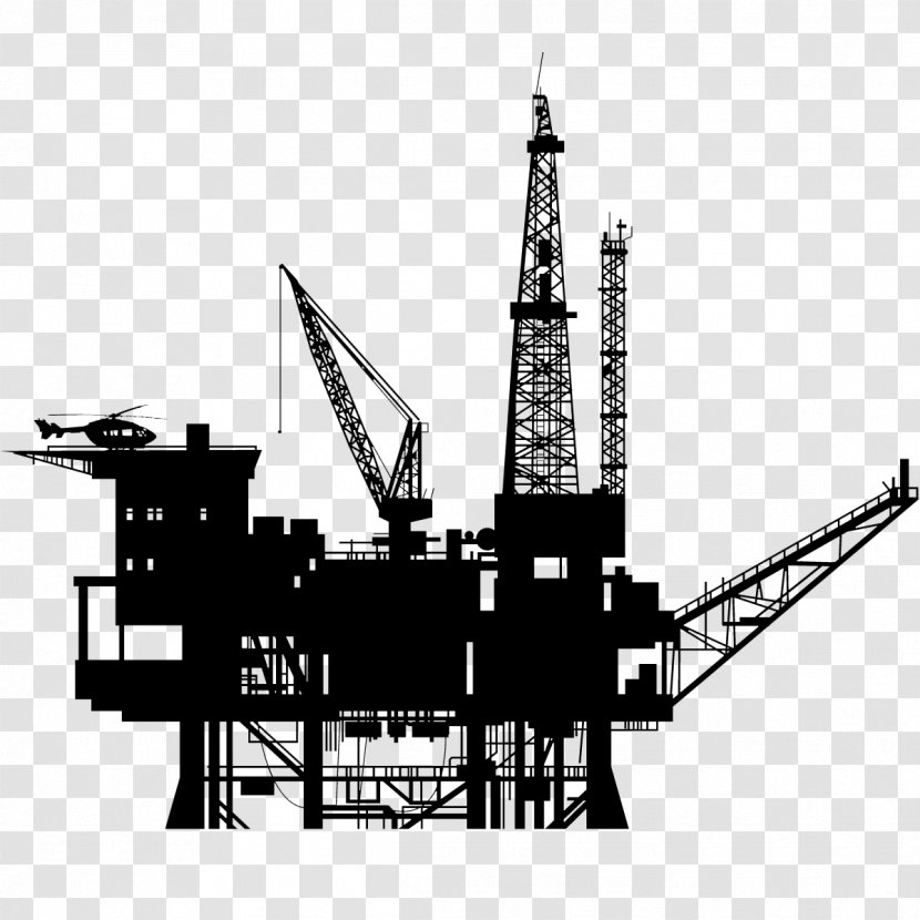 North Sea Oil Platform Drilling Rig Petroleum Industry - Jackup - Extraction Of Transparent PNG