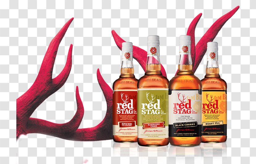 Bourbon Whiskey Distilled Beverage Liqueur Cocktail - Red Beam Transparent PNG