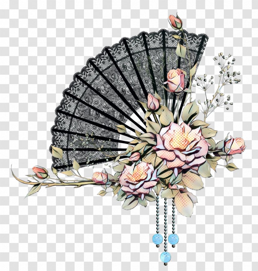 Image Hand Fan DeviantArt - Plate - Flower Transparent PNG