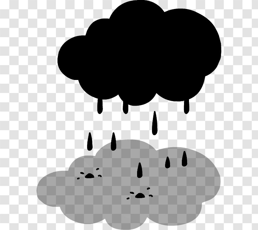 Black Cloud - Blackandwhite - Meteorological Phenomenon Transparent PNG